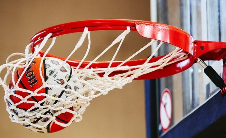 Basketball Net and Ball
